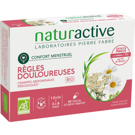 Naturactive Pijnlijke Menstruatie Organisch 30 Capsules