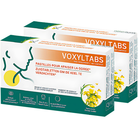 Naturactive Voxyltabs Zere Keel Hese Stem 24 Zuigtabletten Promo 1+1 Gratis