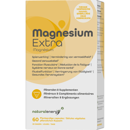 Natural Energy Magnesium Extra 60 Plantaardige Capsules