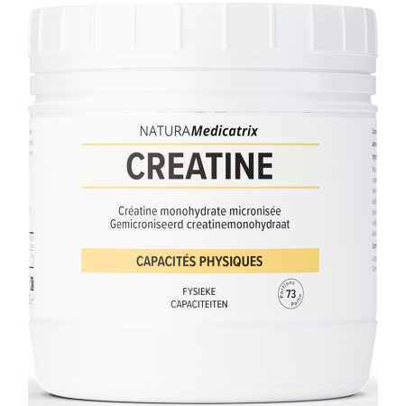 NaturaMedicatrix Creatine Monohydraat Poeder Pot 73 Porties