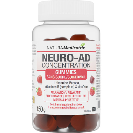 Naturamedicatrix Neuro-AD Concentratie Gummies 60 Stuks