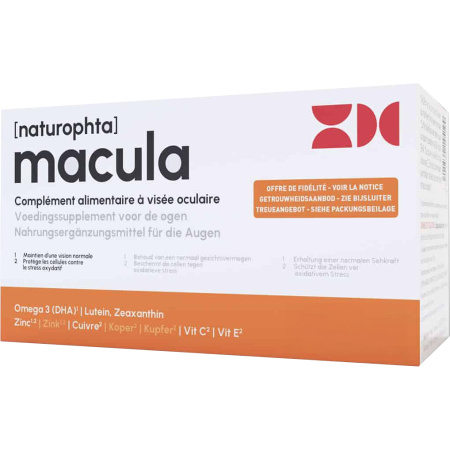 NaturOphta Macula Voedingssupplement Voor De Ogen 60 Capsules