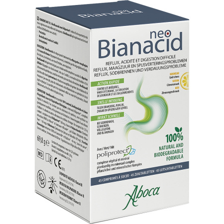 Aboca NeoBianacid Citroensmaak 45 Zuigtabletten