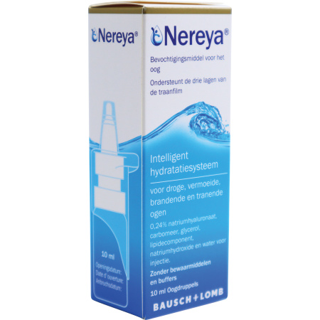 Bausch&Lomb Nereya Oogdruppels Intelligent Hydratatiesysteem Voor Droge En Vermoeide Ogen 10ml