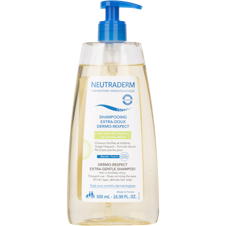 Neutraderm Dermo-Respect Extra Zachte Shampoo Pompfles 500ml