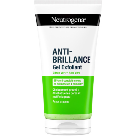 Neutrogena Anti-Glans Exfoliërende Gel Limoen Voor Vette Huid 150ml