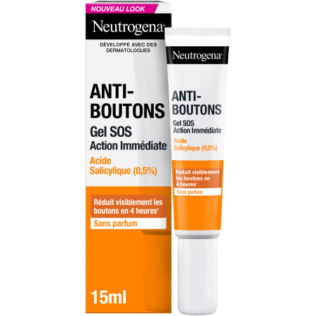 Neutrogena SOS Gel Anti-Puistjes Directe Werking 15ml