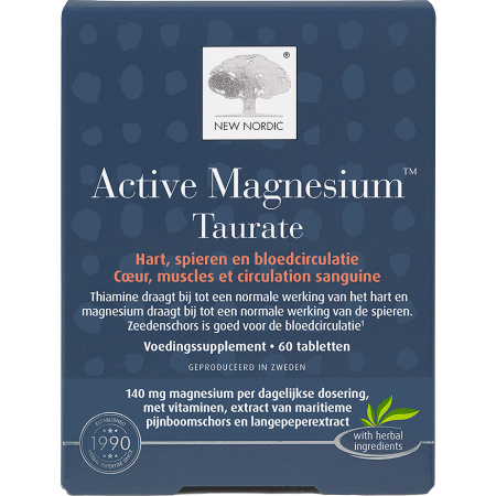 New Nordic Active Magnesiumtauraat 60 Tabletten