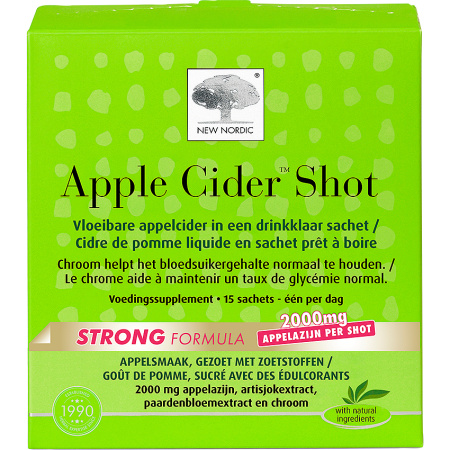 New Nordic Apple Cider Shot Strong Formula 15x25ml