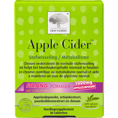 New Nordic Apple Cider Tabletten Strong Formula 30 Tabletten