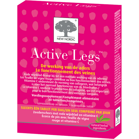 New Nordic Active Legs Voedingssupplement 30 Tabletten