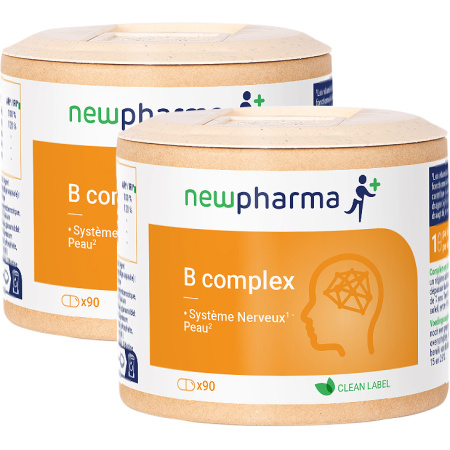 Newpharma B Complex Voedingssupplement Duopack 2x90 Capsules