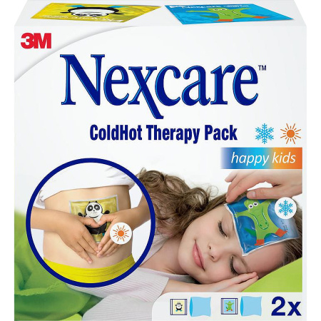 Nexcare ColdHot Therapy Pack Happy Kids Thermische Kompressen 2 Kompressen