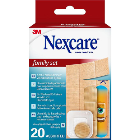 Nexcare Gemengde Familiehulpverbanden 20 Stuks