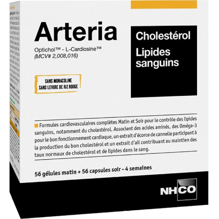 NHCO Arteria Cholesterol en Bloedlipiden 2x56 Capsules