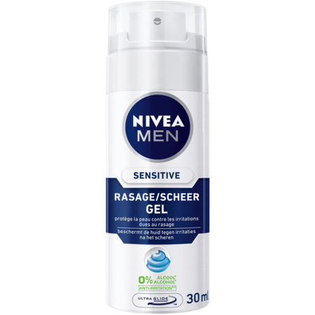 Nivea Men Sensitive Scheergel Pompfles 30ml