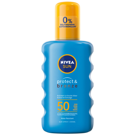 Nivea Sun Protect & Bronze SPF50 Zonnespray 200ml