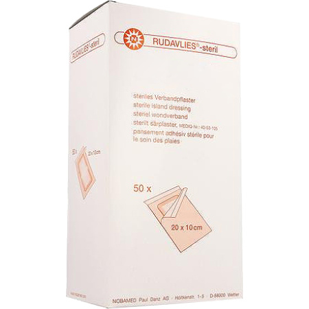 Noba Rudavlies Verb Steriel 20cmx10cm 50 Stuks (9280457)