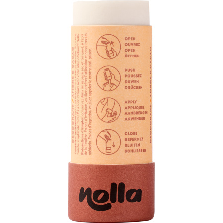 Nolla Deodorant Amber En Cacao 40g