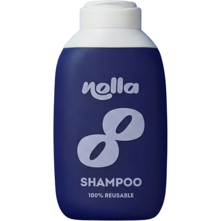 Nolla Herbruikbare Fles Shampoo Donkerblauw 1 Stuk