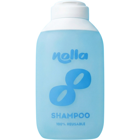 Nolla Herbruikbare Fles Shampoo Lichtblauw 1 Stuk