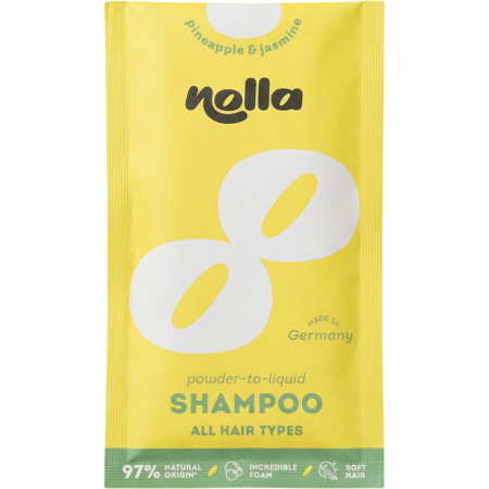 Nolla Oplosbare Shampoo Ananas En Jasmijn Alle Haartypes 40g