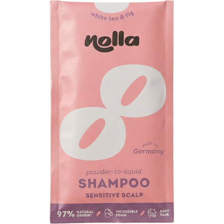 Nolla Oplosbare Shampoo Vijg En Witte Thee Gevoelige Hoofdhuid 40g