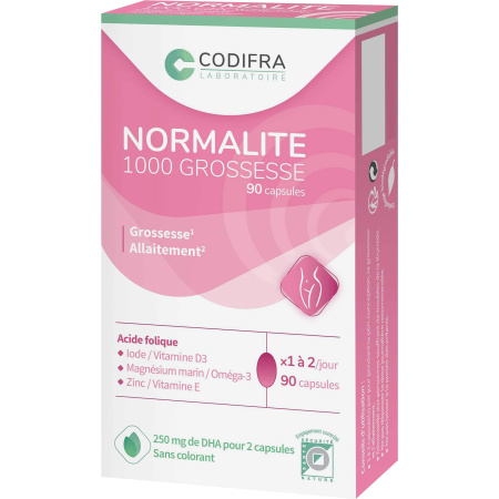 Normalite 1000 Zwangerschap En Borstvoeding 90 Capsules