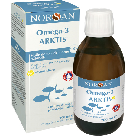Norsan Omega-3 Arktis 2000mg Levertraan Fles 200ml