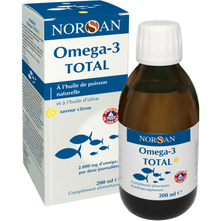 Norsan Omega-3 Total Citron 2000mg Visolie Fles 200ml