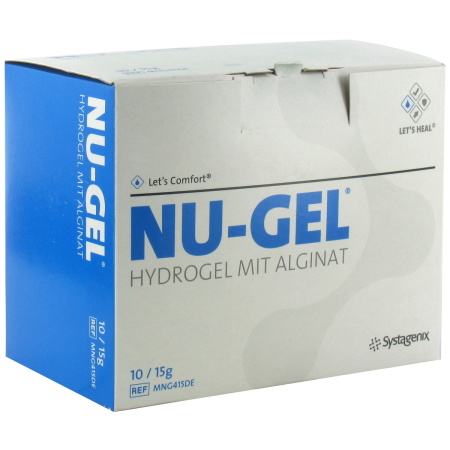 NU-GEL Hydrogel + Alginate Stuks 10x15g