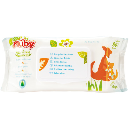 Nûby Citroganix Baby Billendoekjes 0+ Maanden