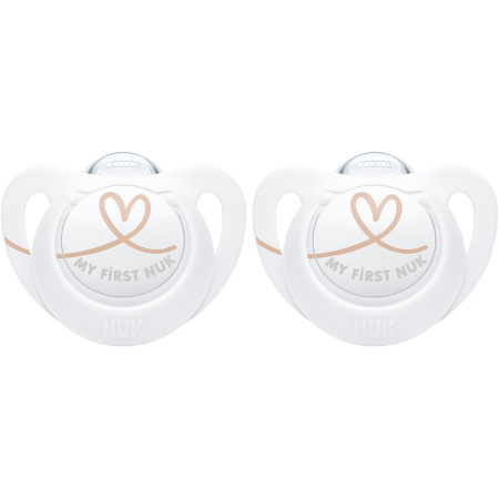 Nuk Expert Siliconen Fopspenen 0-2 Maanden My First 2 Stuks