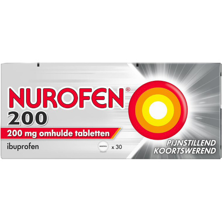 Nurofen 200mg Ibuprofen 30 Omhulde Tabletten