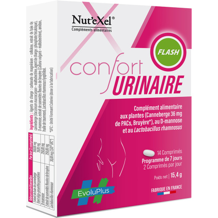 Nut'Exel Urinair Comfort Flash 14 Tabletten