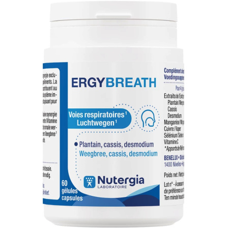 Nutergia Ergybreath Luchtwegen 60 Capsules