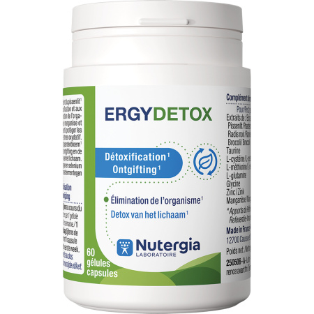 Nutergia ErgyDetox Detox 60 Capsules