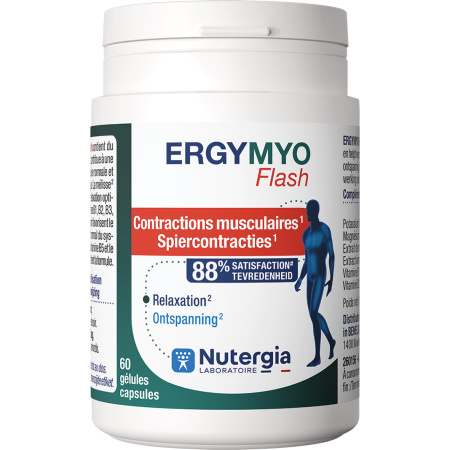 Nutergia Ergymyo Flash Spiercontracties 60 Capsules