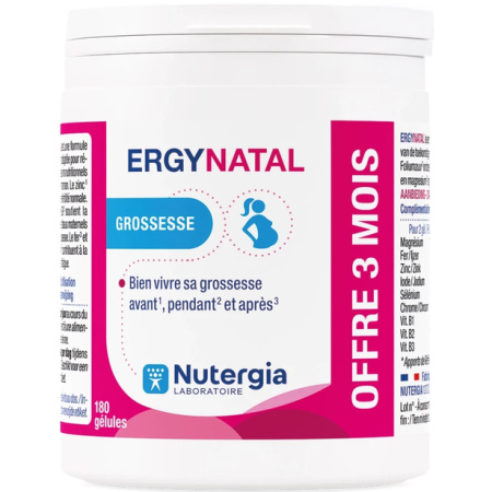 Nutergia Ergynatal Zwangerschap 180 Capsules