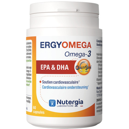 Nutergia Ergyomega Omega-3 60 Capsules