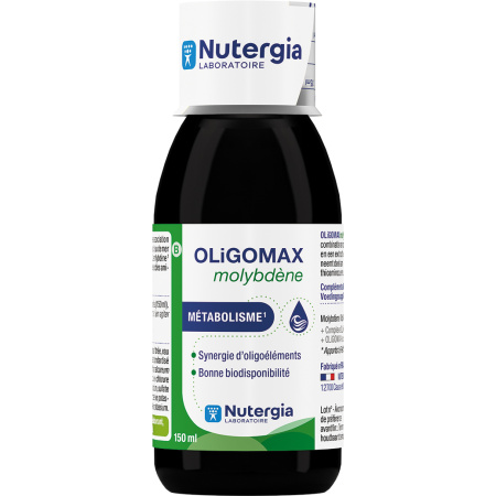 Nutergia Oligomax Molybdeen Fles 150ml