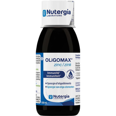 Nutergia Oligomax Zink Gezonde Huid 150ml
