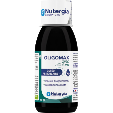 Nutergia Oligomax Zink - Silicium Fles 150ml