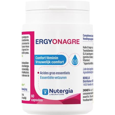 Nutergia Ergyonagre Vrouwelijk Evenwicht 60 Capsules