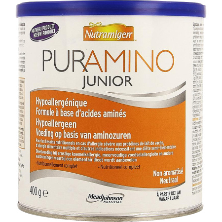 Nutramigen Puramino Junior Hypoallergeen Poeder Potje 400g