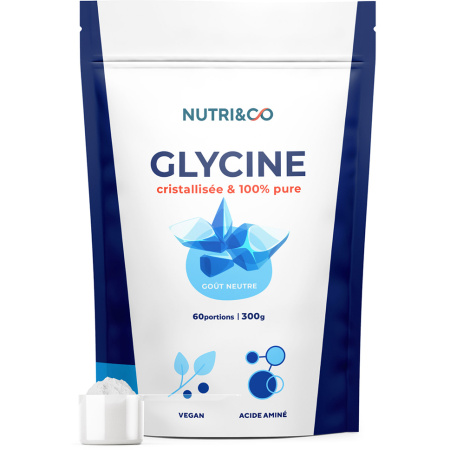 Nutri&Co Glycine 100% Puur Veganistisch Poeder 300g