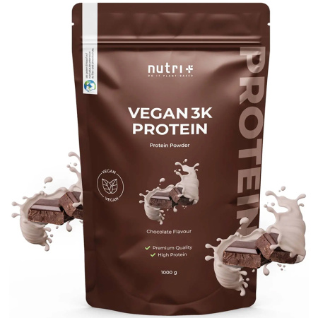 Nutri+ 3K Proteïnepoeder Chocolade 1000g