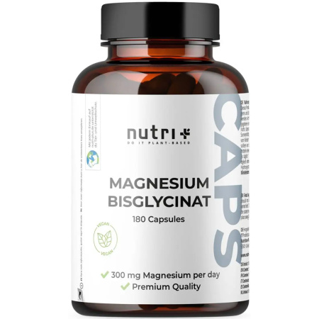 Nutri+ Magnesiumbisglycinaat 180 Capsules