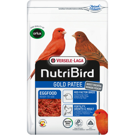 Nutribird Gold Patee Vogels Rode Factor 1kg