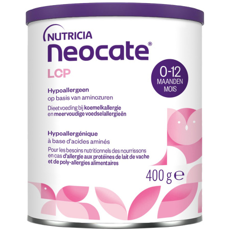 Nutricia Neocate LCP Poedermelk Zuigelingen 0-12 Maanden Koemelkeiwitallergie Bilk 400g